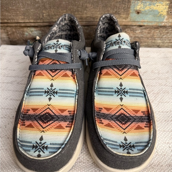 Ariat Charcoal and Patterned Sneakers - Picture 2 of 4